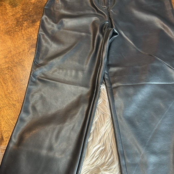 Faux leather pants size 10 NWOT - Picture 7 of 14